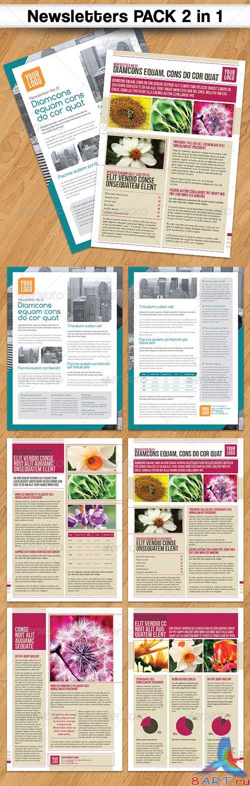 GraphicRiver Newsletters PACK 2 in 1 - REUPLOAD