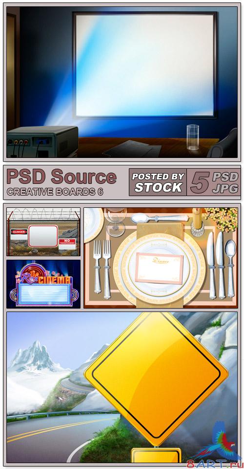 PSD Source - Creative boards 6