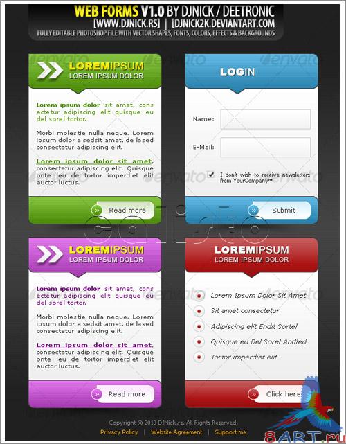 Web Forms v1.0 - GraphicRiver