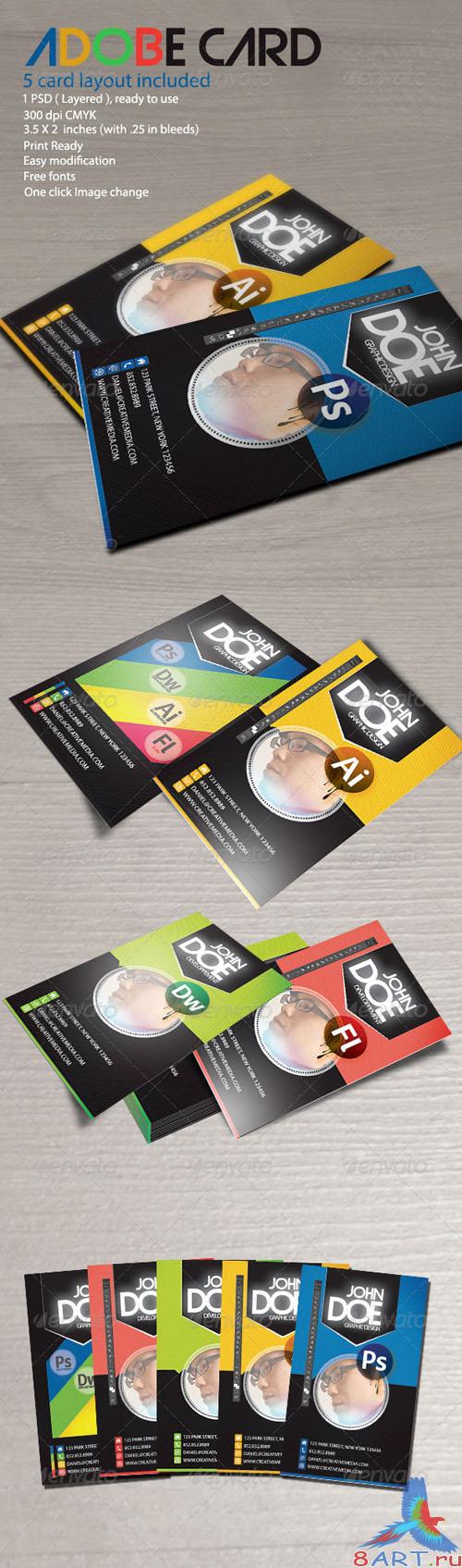 GraphicRiver - Adobe Card 2558743