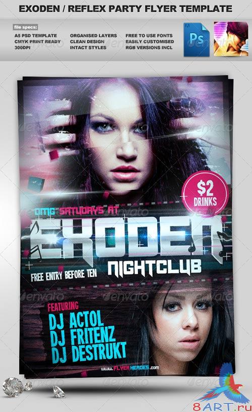 GraphicRiver Exoden Nightclub Party Flyer Template