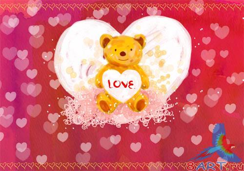 PSD - Cute Love Template