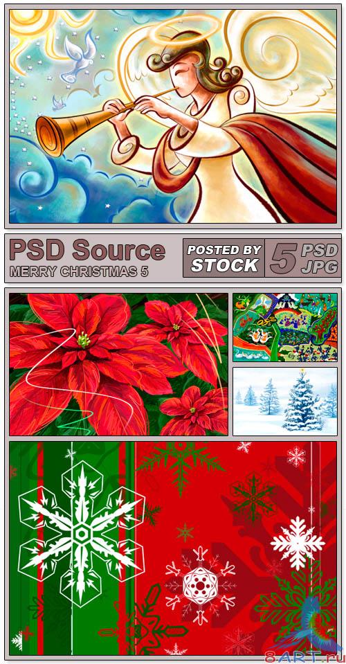 PSD Source - Merry Christmas 5 PSD Source - Merry Christmas 5