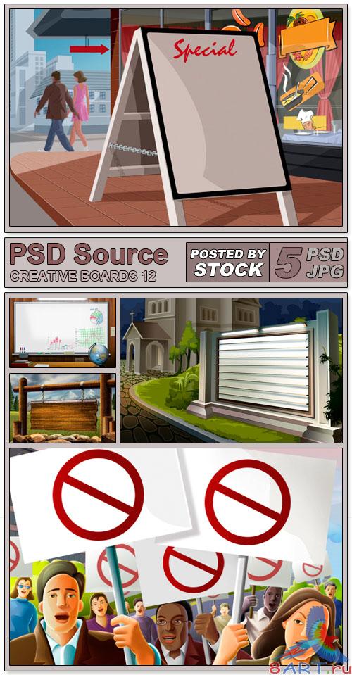 PSD Source - Creative boards 12
