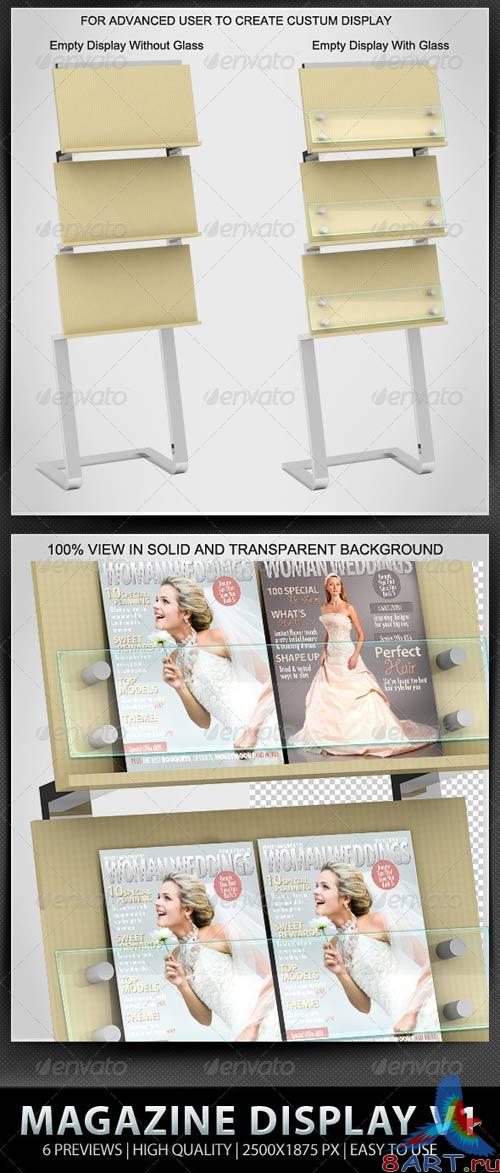 GraphicRiver Professional Magazine Display Mock-up V1
