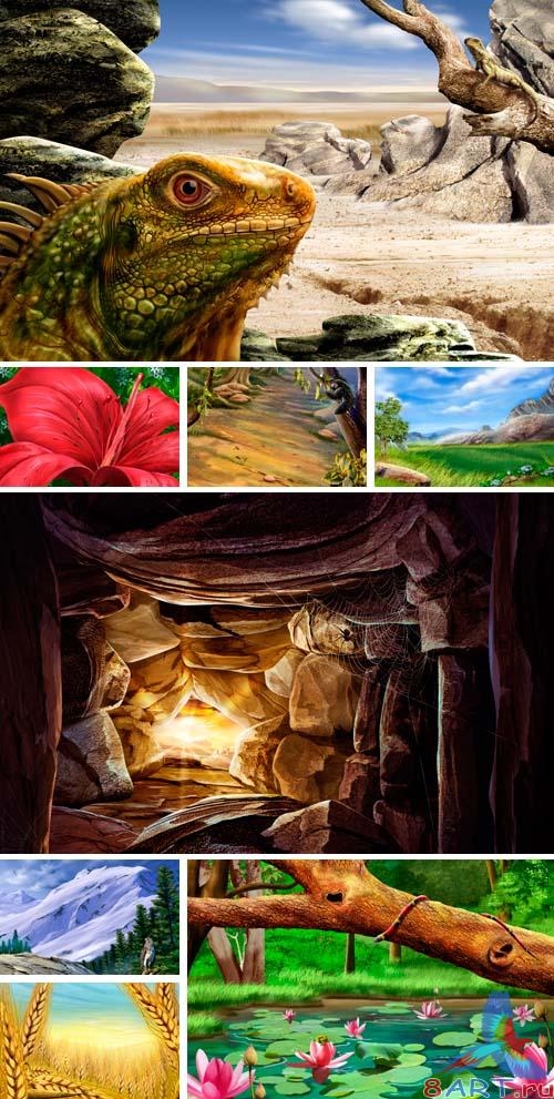 PSD Illustrations - nature 9