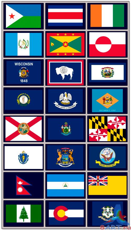 Flags - PSD Flags - PSD