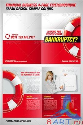 GraphicRiver Bankruptcy Flyer Financial Brochure Template