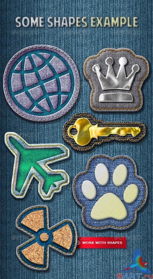 GraphicRiver Jeans Stripe Actions