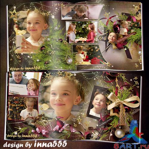 Новогодняя фотокнига - Рождественская радость Новогодняя фотокнига - Рождественская радость