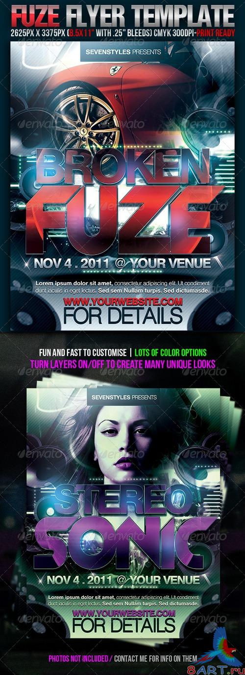 GraphicRiver Fuze Flyer Template