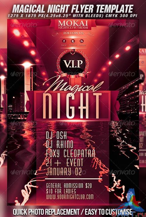 GraphicRiver Magical Night Flyer Template