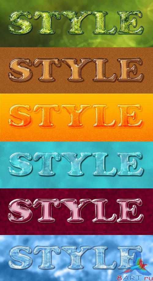 Exclusive Colourful Text Styles for Photoshop #1