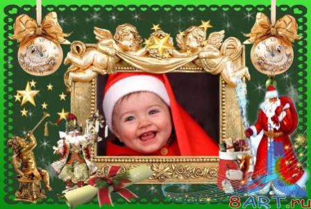 ���������� ����� " ���������� ������ ������� " / New Year's framework "Magic of New year" .