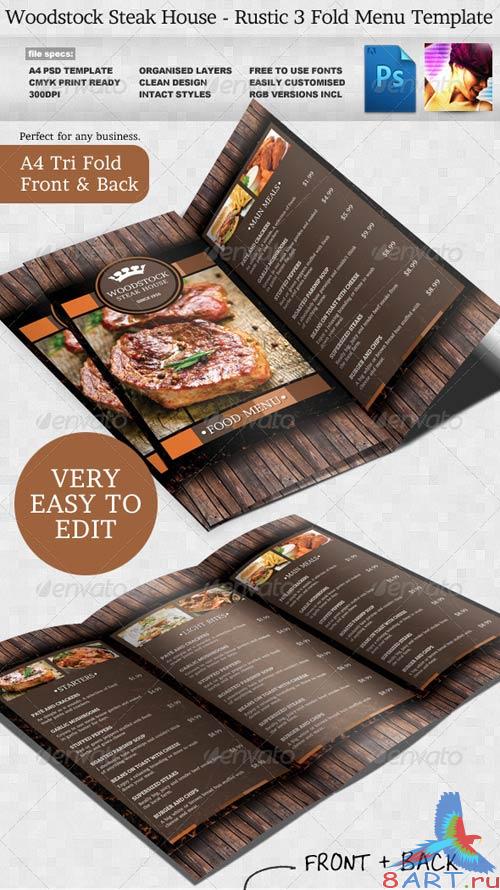 GraphicRiver Rustic Menu Template