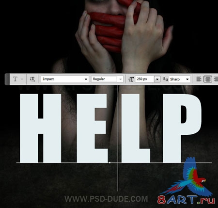 Плакат к фильму ужасов в Adobe Photosop Плакат к фильму ужасов в Adobe Photosop