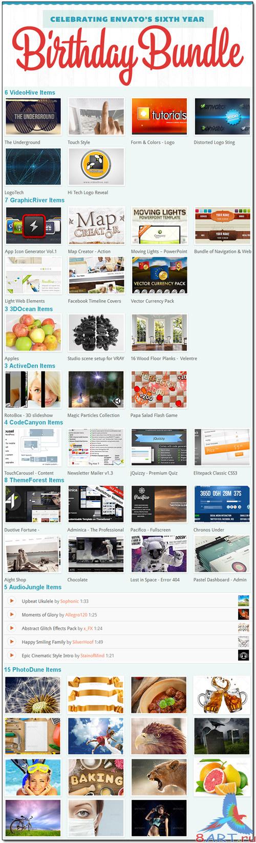 Envato Birthday Bundle 2012 Envato Birthday Bundle 2012