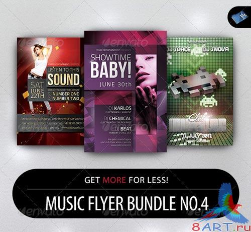 GraphicRiver Music Flyer Bundle No.4