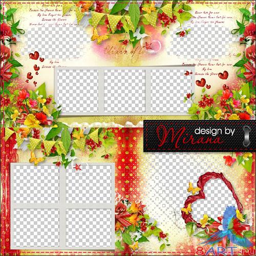 Шаблон фотокниги - Восхитительное лето Шаблон фотокниги - Восхитительное лето