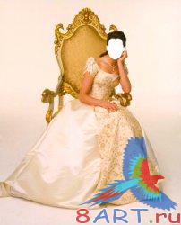 Принцесса. платье в пользу кого фотомонтажа в течение формате PSD Принцесса. платье в пользу кого фотомонтажа в течение формате PSD