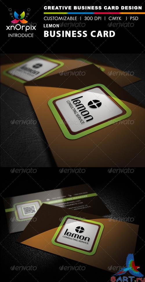 GraphicRiver Lemon Business Card