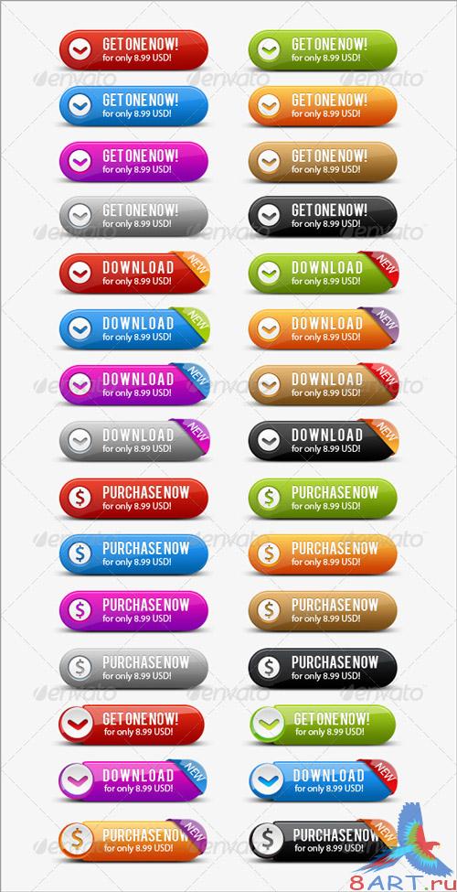 GraphicRiver - Premium Buttons