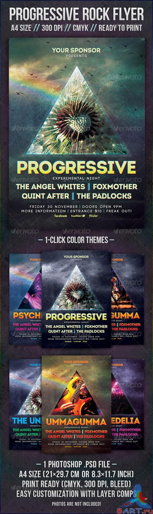 GraphicRiver - Progressive Rock Flyer 2332589