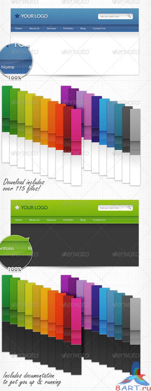 GraphicRiver 100 Web Ready Tiled Backgrounds