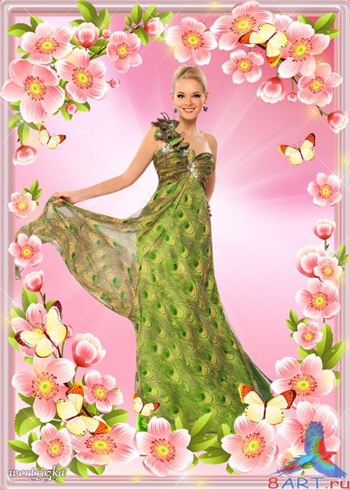 Цветочная рамка с целью фото - Весна цветет цветами дивными Цветочная рамка чтобы фото - Весна цветет цветами дивными