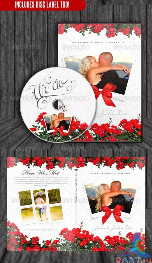 GraphicRiver Red & White Theme Wedding DVD & Disc Label GraphicRiver Red & White Theme Wedding DVD & Disc Label
