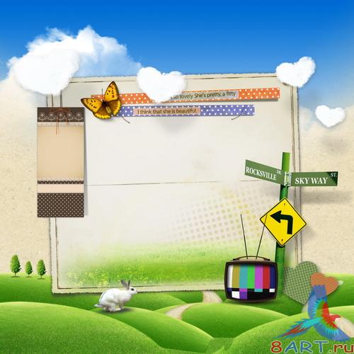 PSD-summer clouds Летние облака PSD-summer clouds Летние облака