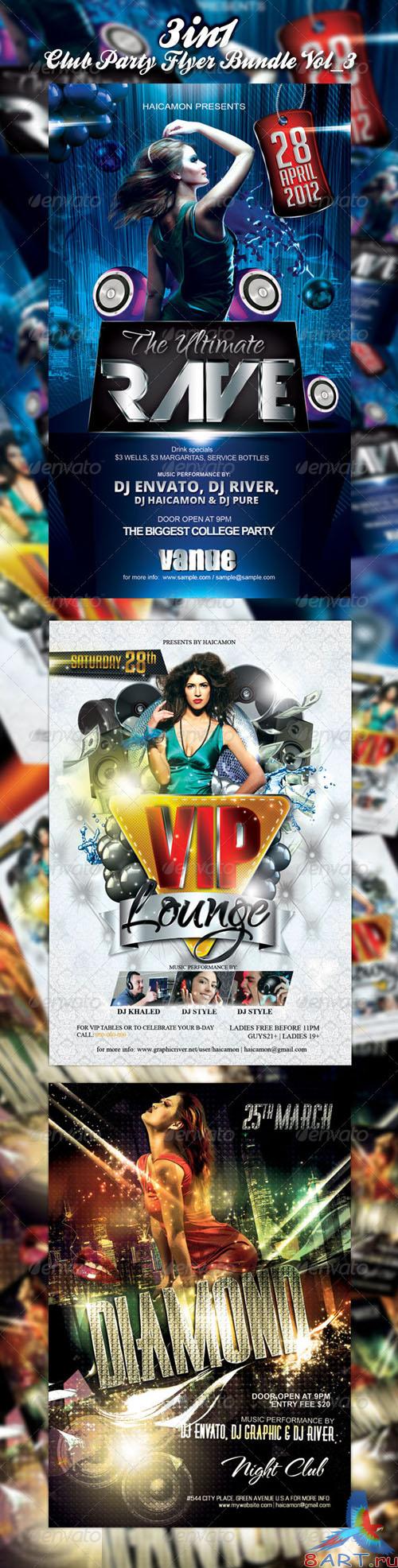 GraphicRiver - Club/Event Party Flyer Bundle Vol_3 - 2339318