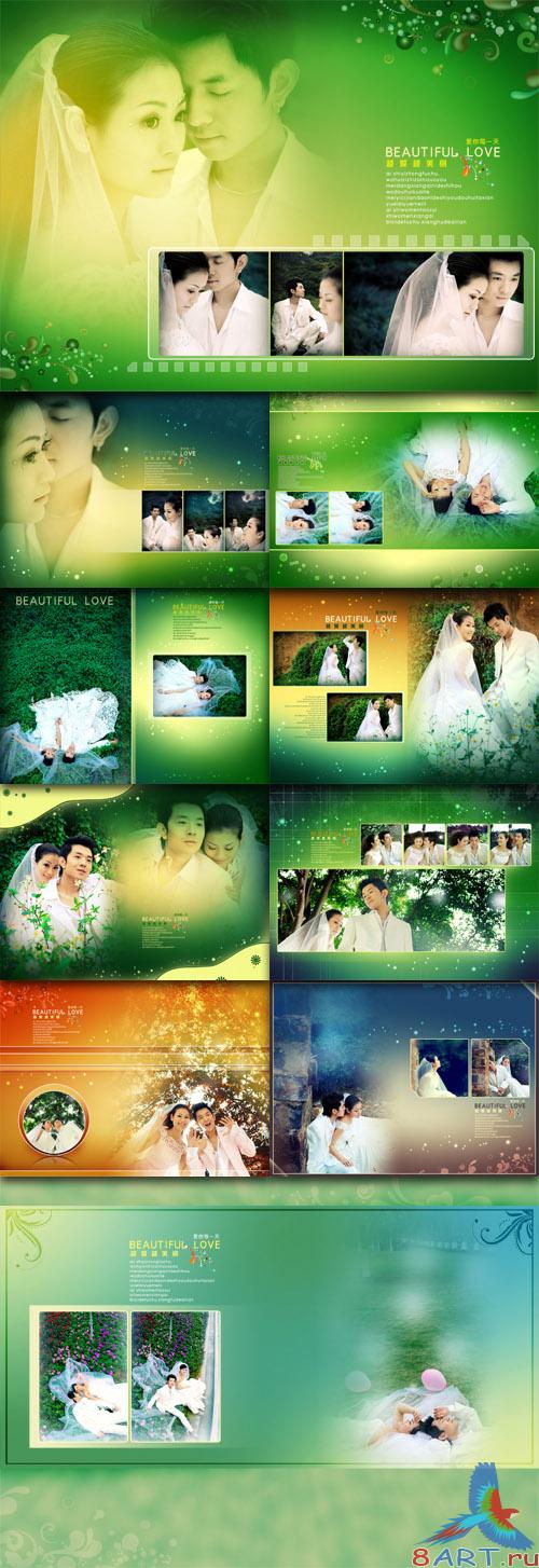 Wedding Photo Templates - The more love beautiful