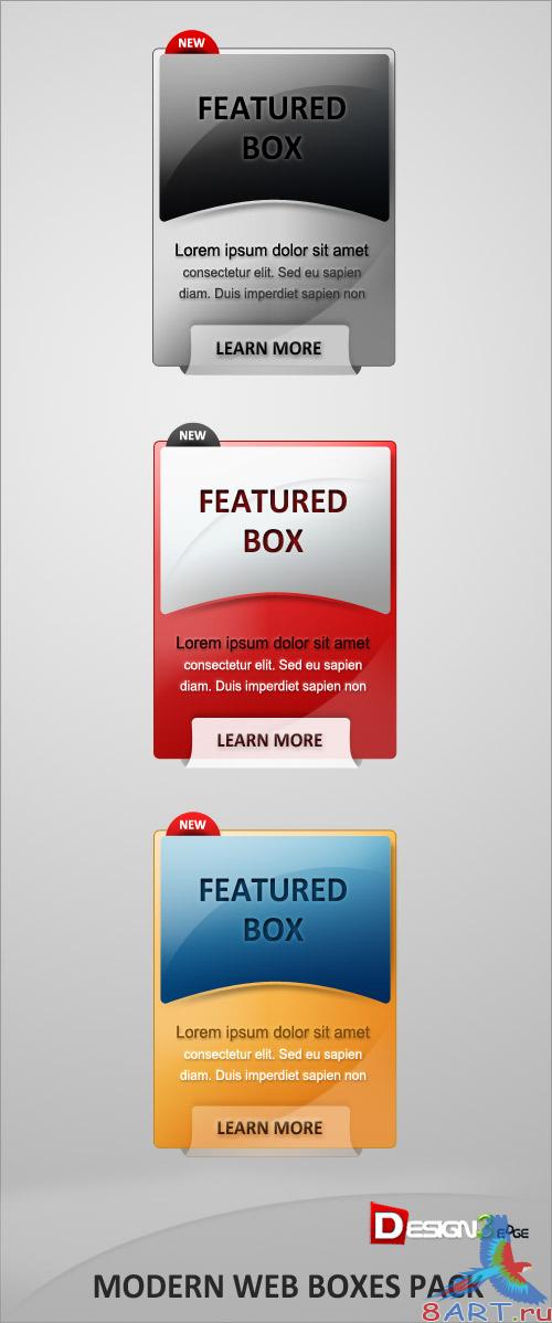 Modern Web Boxes