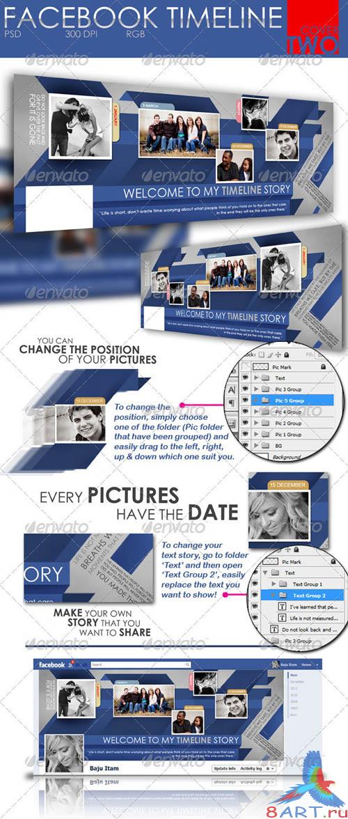 GraphicRiver Facebook Timeline Cover Two