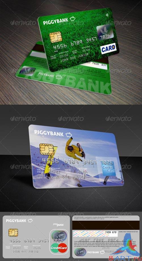 GraphicRiver Credit Cards Mockup
