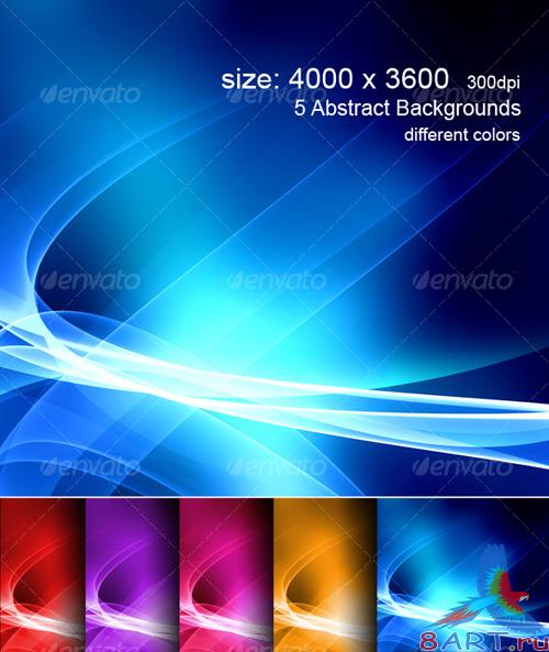 Hi-Res Abstract Colorful Backgrounds - GraphicRiver