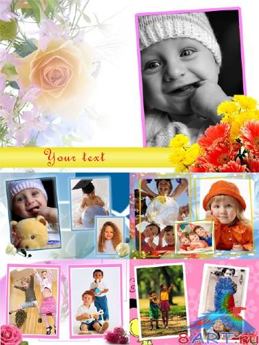 ����� ����� "For You" (6 PSD + 6 PNG)