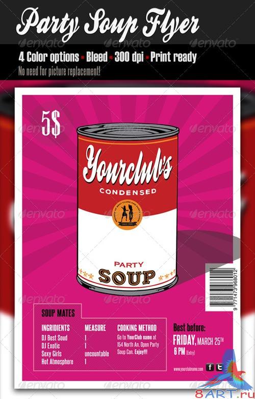 GraphicRiver Party Soup Flyer Template