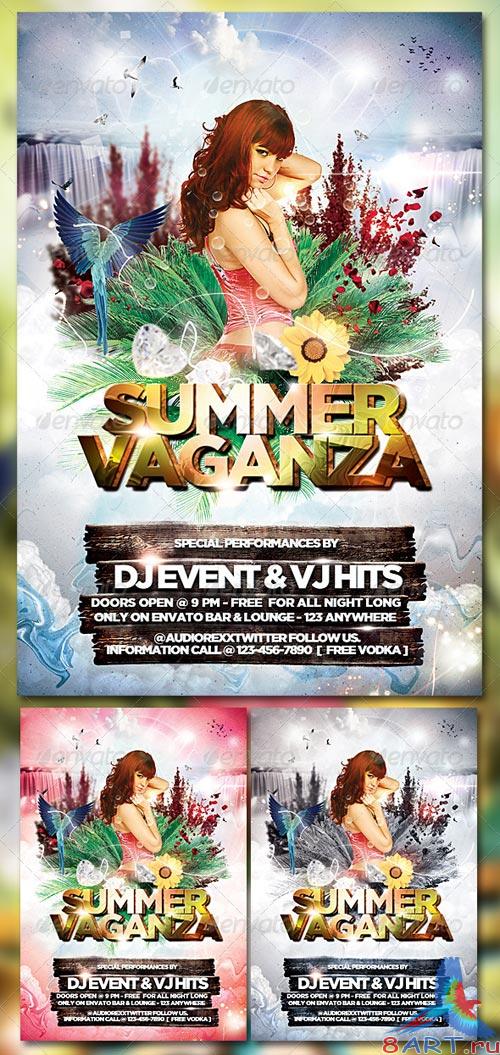 GraphicRiver Summer Vaganza Flyer