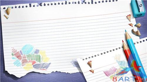 PSD - Scratch pad sheets and pencils