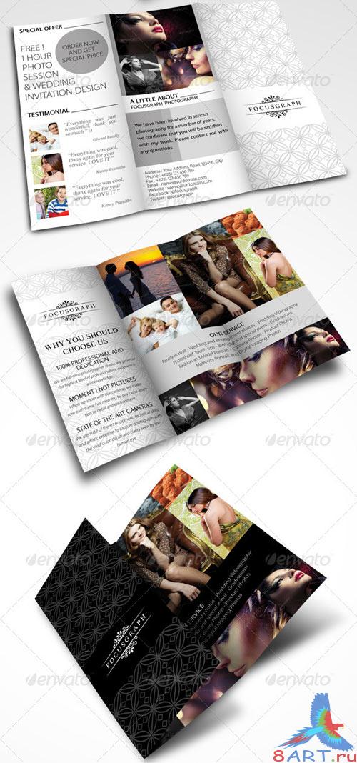 GraphicRiver Modern Photography Studio Tri-Fold Brochure