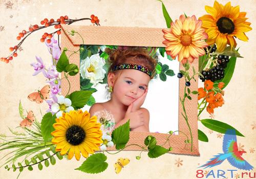 PSD frame - Color effect