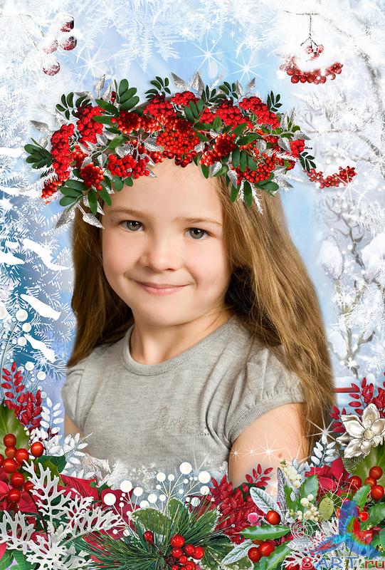 Шаблон_Зимний веночек Шаблон_Зимний веночек