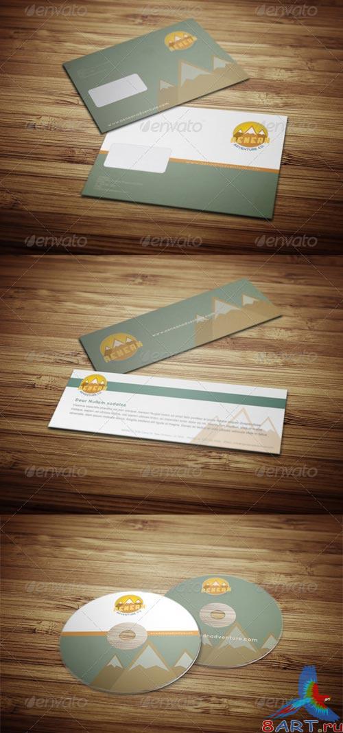 GraphicRiver Adventure Co. - Retro Stationery 1