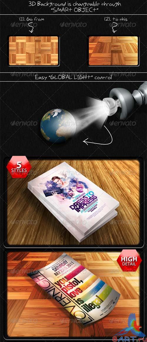 GraphicRiver Professional Flyer & Poster Mockup Bundle GraphicRiver Professional Flyer & Poster Mockup Bundle