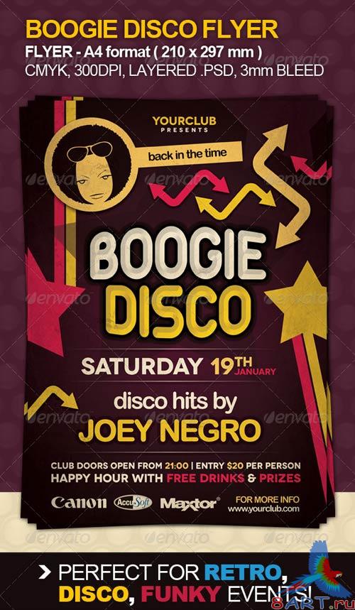 GraphicRiver Boogie Disco Flyer
