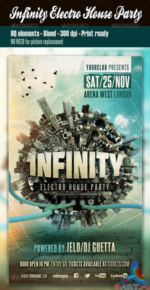 GraphicRiver Infinity Electro House Party GraphicRiver Infinity Electro House Party
