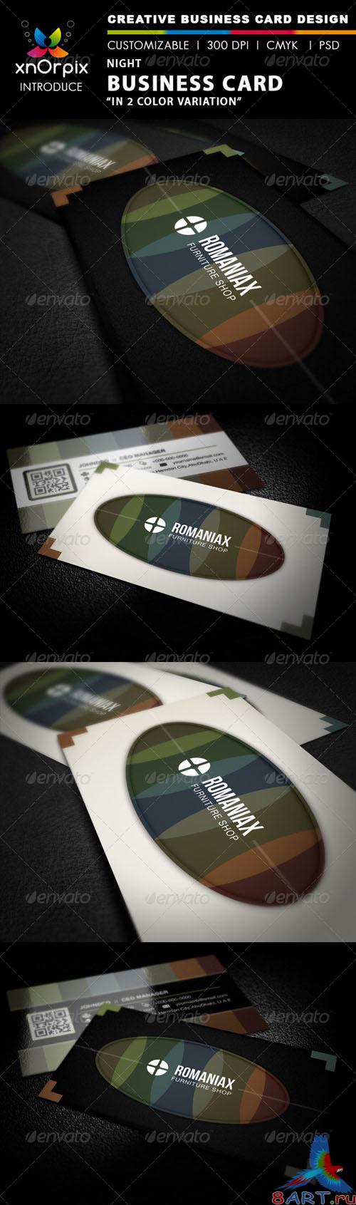 GraphicRiver - Night Business Card 2449137