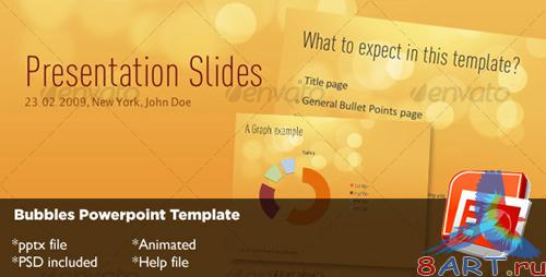 GraphicRiver Bubbles Powerpoint Template